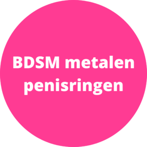 BDSM metalen penisringen