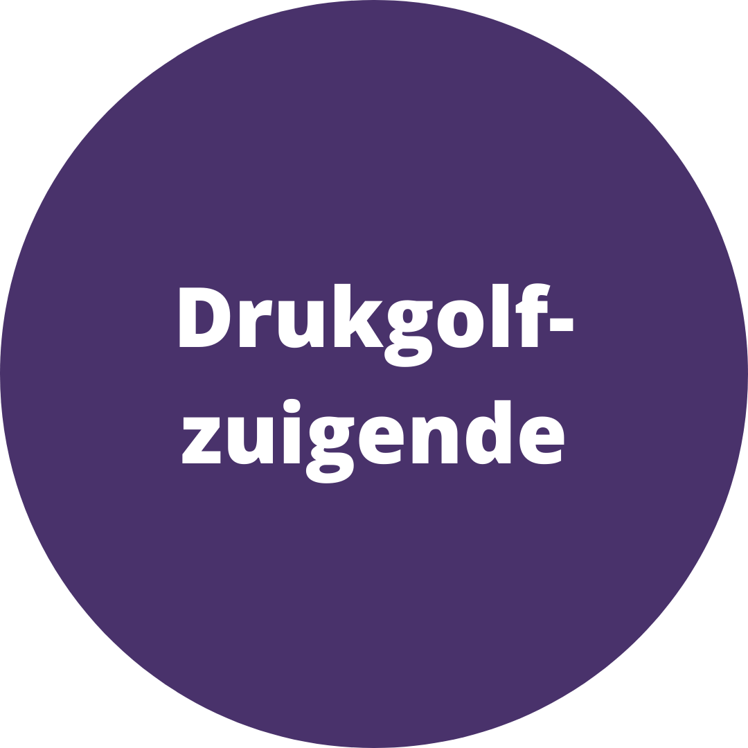 Drukgolf-zuigende