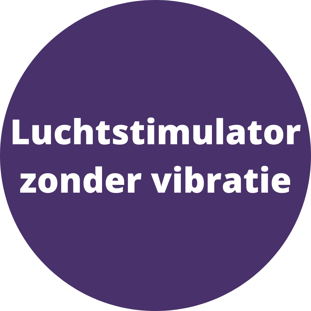 Luchtstimulator zonder vibratie