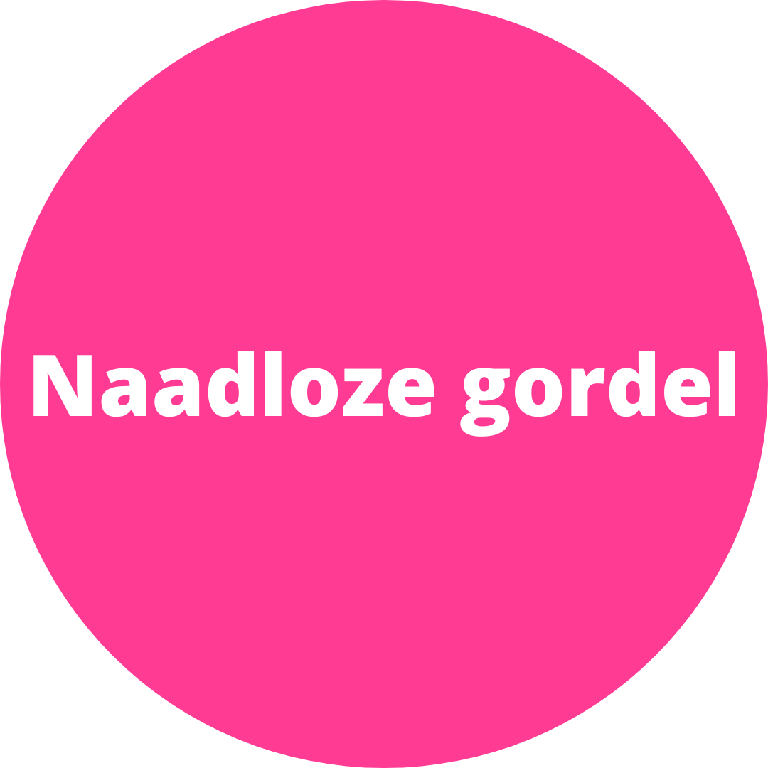 Naadloze gordel