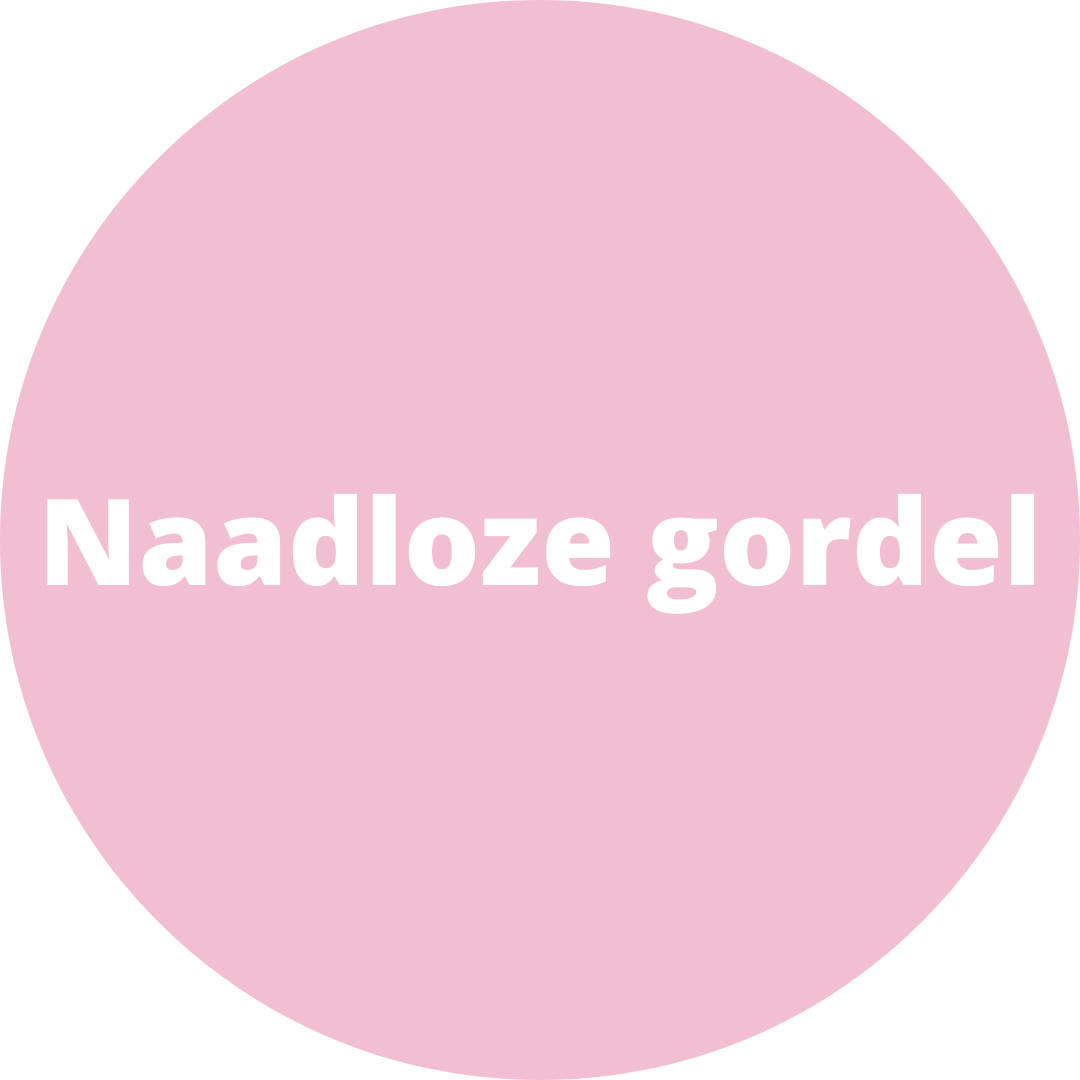 Naadloze gordel