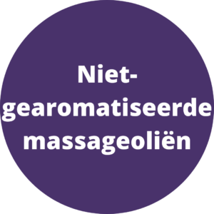 Niet-gearomatiseerde massageoliën