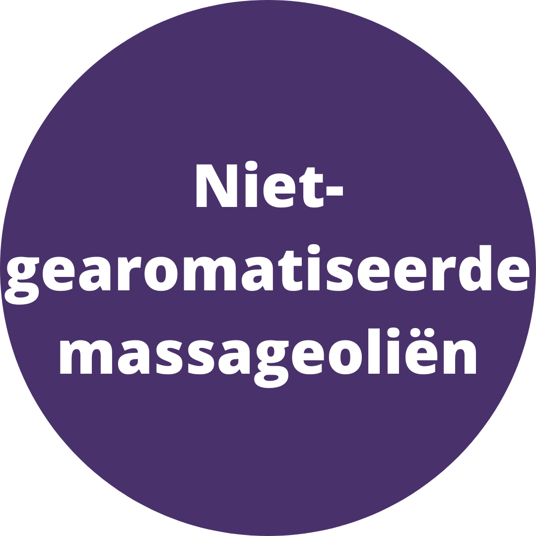 Niet-gearomatiseerde massageoliën