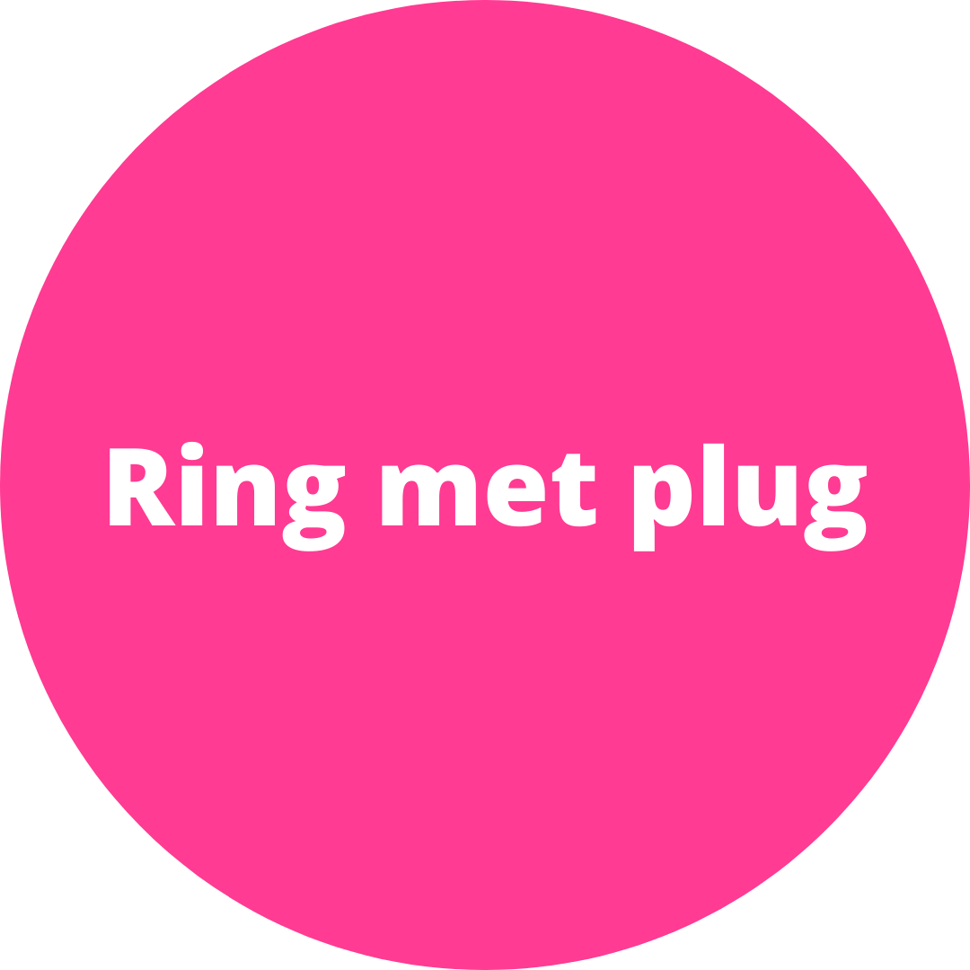 Ring met plug