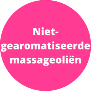 Niet-gearomatiseerde massageoliën