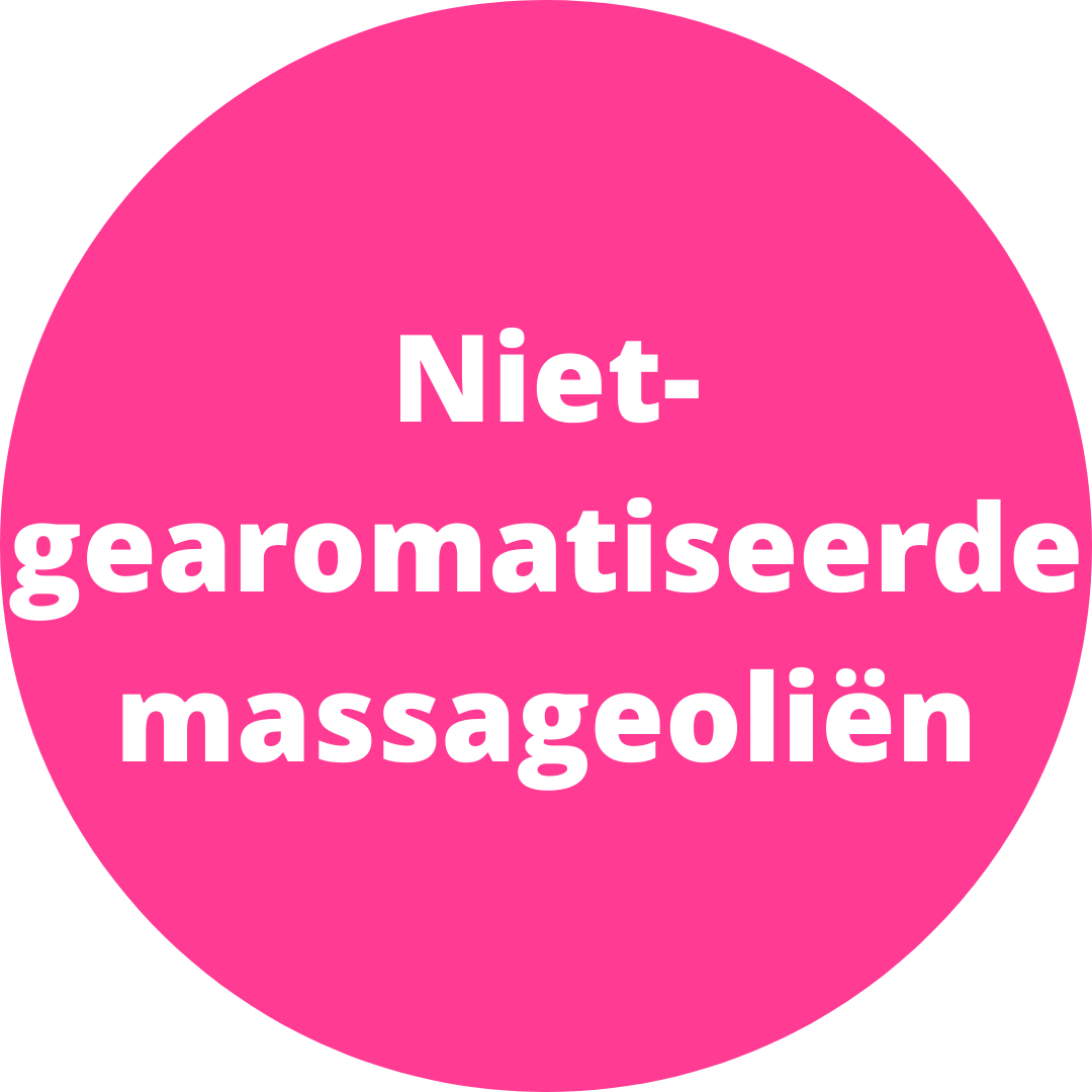 Niet-gearomatiseerde massageoliën