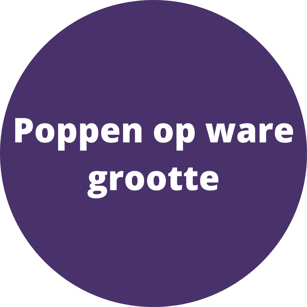 Poppen op ware grootte