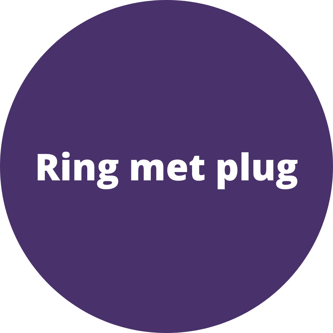 Ring met plug