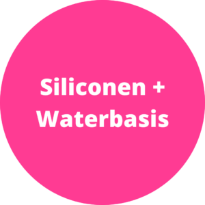 Siliconen + Waterbasis