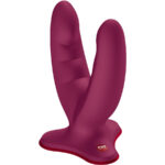 FUN FACTORY - RYDE DOUBLE DILDO WINE RED