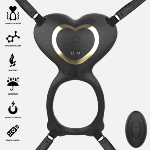IBIZA - HEART PANTY COUPLE VIBRATOR REMOTE CONTROL