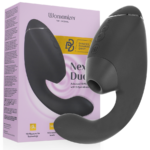 WOMANIZER - DUO NEXT DUAL CLITORAL & G-SPOT STIMULATOR BLACK