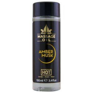 HOT - MASSAGE OIL AMBER & MUSK 100 ML