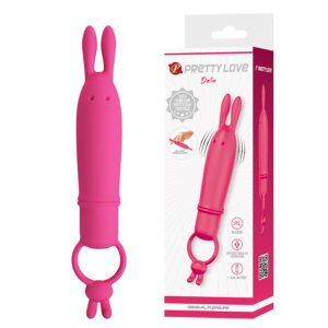 PRETTY LOVE - DELIA RABBIT VIBRATOR WITH RESISTANCE RING