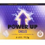 WUG POWER UP  FUNCTIONAL CAFFEINE & MATE COFFEE FLAVOUR GUM BLISTER 8 PCS