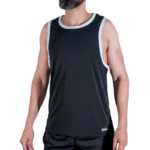 MACHO - CMV004 BLACK GYM T-SHIRT S/M