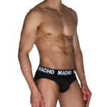 MACHO  - MCH007  CLASSIC SLIP BLACK + BLACK L