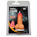 DIABLO PICANTE - PENIS CANDLE IN THE SHAPE OF THE NUMBER 1 FLESH COLOR