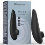 WOMANIZER - CLASSIC 2 SUCTION CLITORAL STIMULATOR 10 INTENSITY LEVELS BLACK